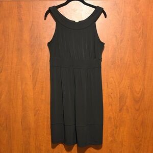 White House Black Market Black Sleeveless Midi Dress